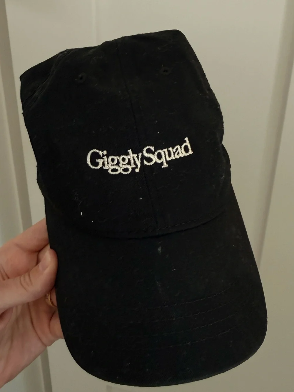 Giggly Squad Black Baseball Cap - Unbranded